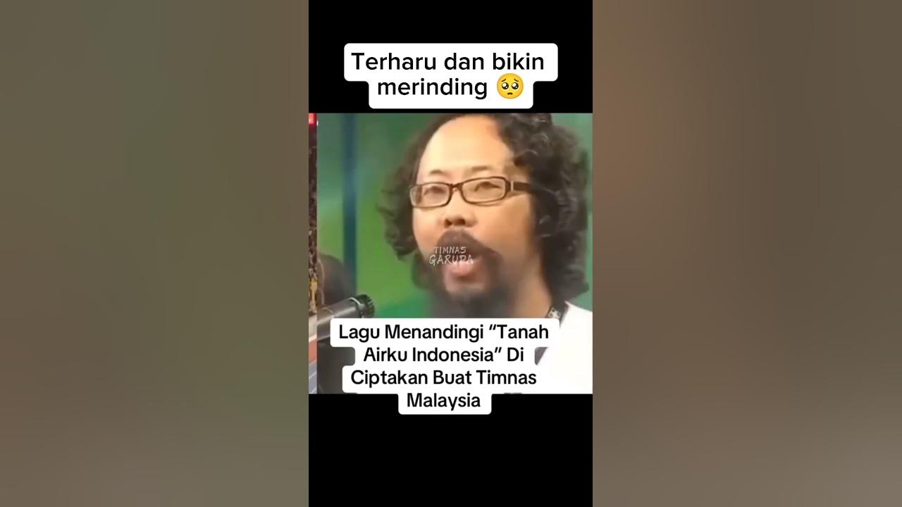 Lagu Tandingan "Tanah Air Ku Indonesia" Diciptakan Untuk Harimau Malaya #shorts
