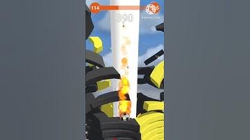 Stack Ball Gameplay 🔥🔥 || Level 114 || #shorts #trendingshorts #ytshorts