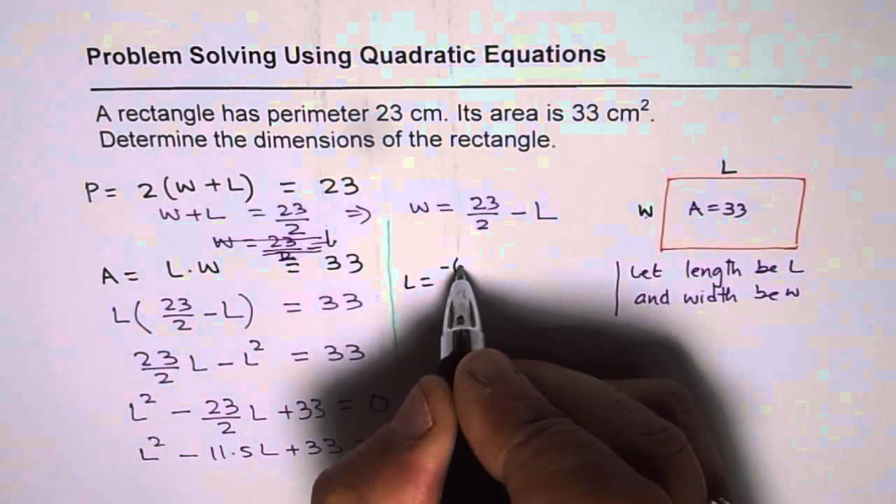 How Do You Find The Length Of A Rectangle When You Are Given The Total Area And The Width How Do You Find The Length Of A Rectangle When You Are Given The Total Area And The Width