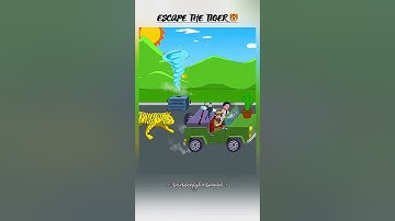 ESCAPE THE TIGER 🐯 #sandeepjhasmmd #challenge #games #quiz #puzzle #game #commentry