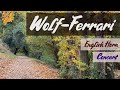 Wolf Ferrari. English horn Concertino