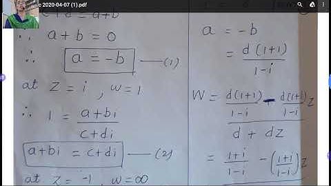Bilinear transformation