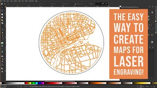 Inkscape Tutorial    Easy Map Creation for Laser Engraving!