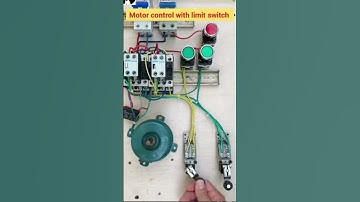 Motor control with limit switch
