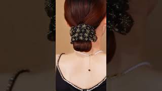 Black Snowflake Hair Band Black Snow Falls On The Hair Standing Still