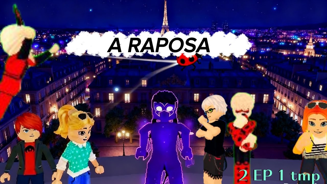 MIRACULOUS -DE VOLTA PRA PARIS #roblox #miraculous #transformação #ladybug #humor 