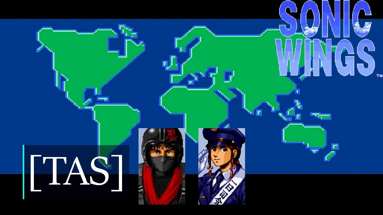 [TAS] Sonic Wings/Aero Fighters in 11:29 [2 Players]