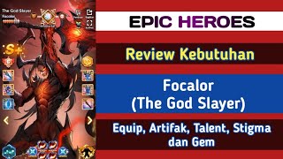 Review Kebutuhan Focalor (The God Slayer) EPIC HEROES X HERO #epichero #xhero #review