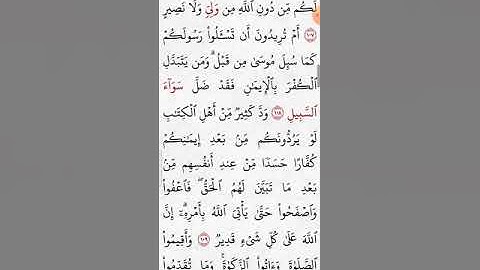 سورة البقرة بالتجويد صفحة (١٧)