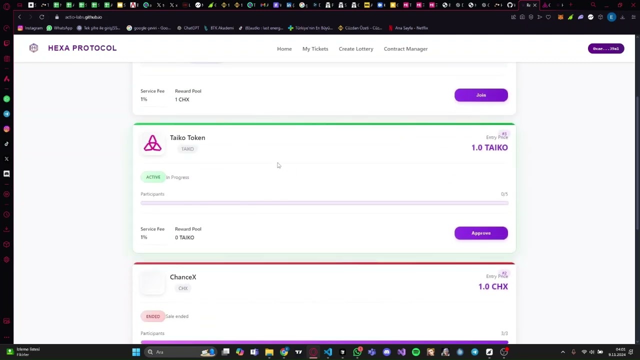 HEXA PROTOCOL | Buidls | DoraHacks