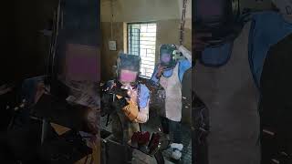 ITI Welder Workshop: Horizontal 2F Welding Practice #itiwelder #shorts #welding #welder