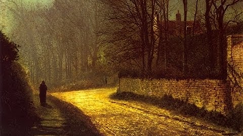 Sir Edward Elgar : Mina. John Atkinson Grimshaw : Paintings.
