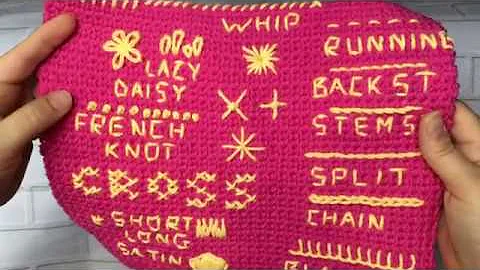 Master the Art of Straight Stitch Embroidery on Yarn