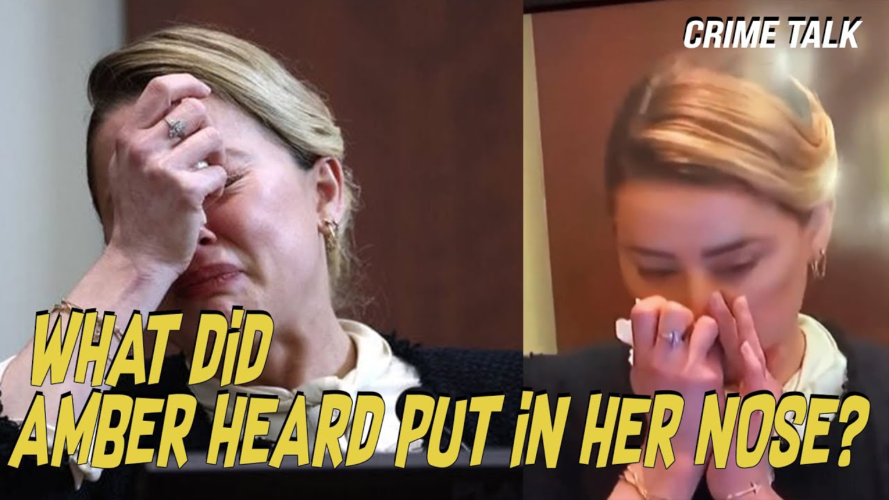 What Did Amber Heard Put in Her Nose?