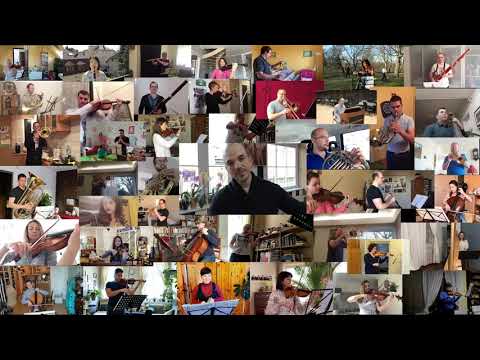Symphony orchestra at home office / Szimfonikusok Karanténban #maradjotthon