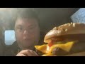 ASMR EATING QUARTER POUNDER MCDONALD’S (USE HEADPHONES) NEED YOUR SUPPORT ON WEIGHT LOSS JOURNEY