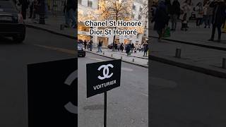 Chanel Paris Rue St Honoré and Dior St Honoré