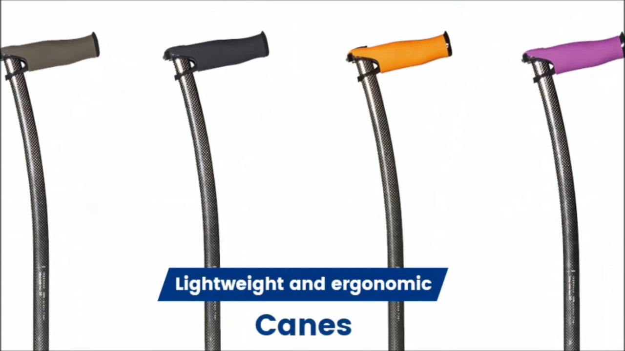 Carbon fibre or aluminium walking sticks (canes) and crutches YouTube