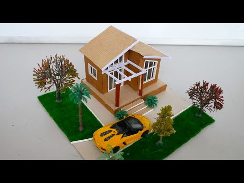 Miniature Dollhouse DIY| Easy and Simple @BackyardCrafts