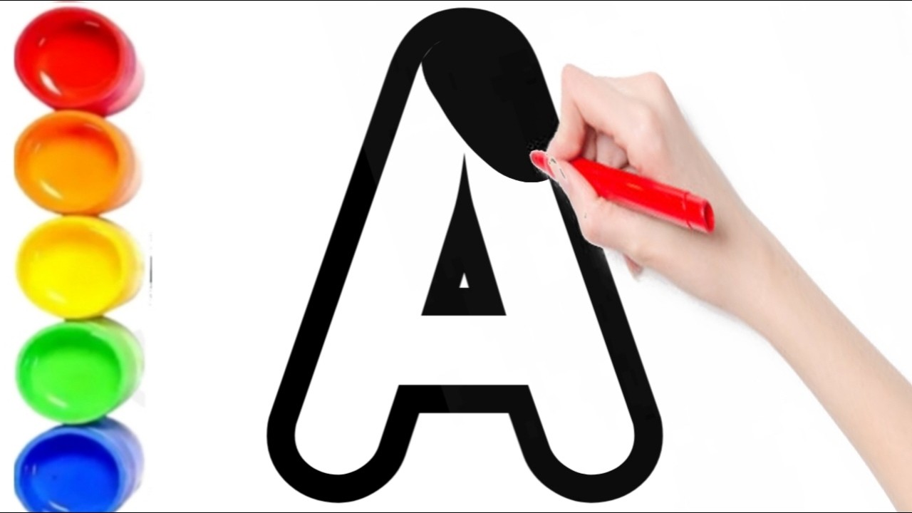A to Z, Kids rhymes, collection for writing along dotted lines for toddler,Aphabet,ABC song,ABCD,538