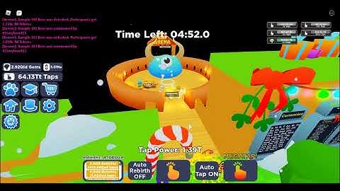 spawn all four new from the secret lap world - tapping simulator