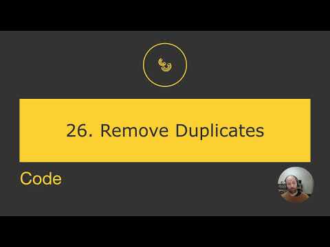 Leetcode - Remove duplicates from sorted array (26) using JavaScript