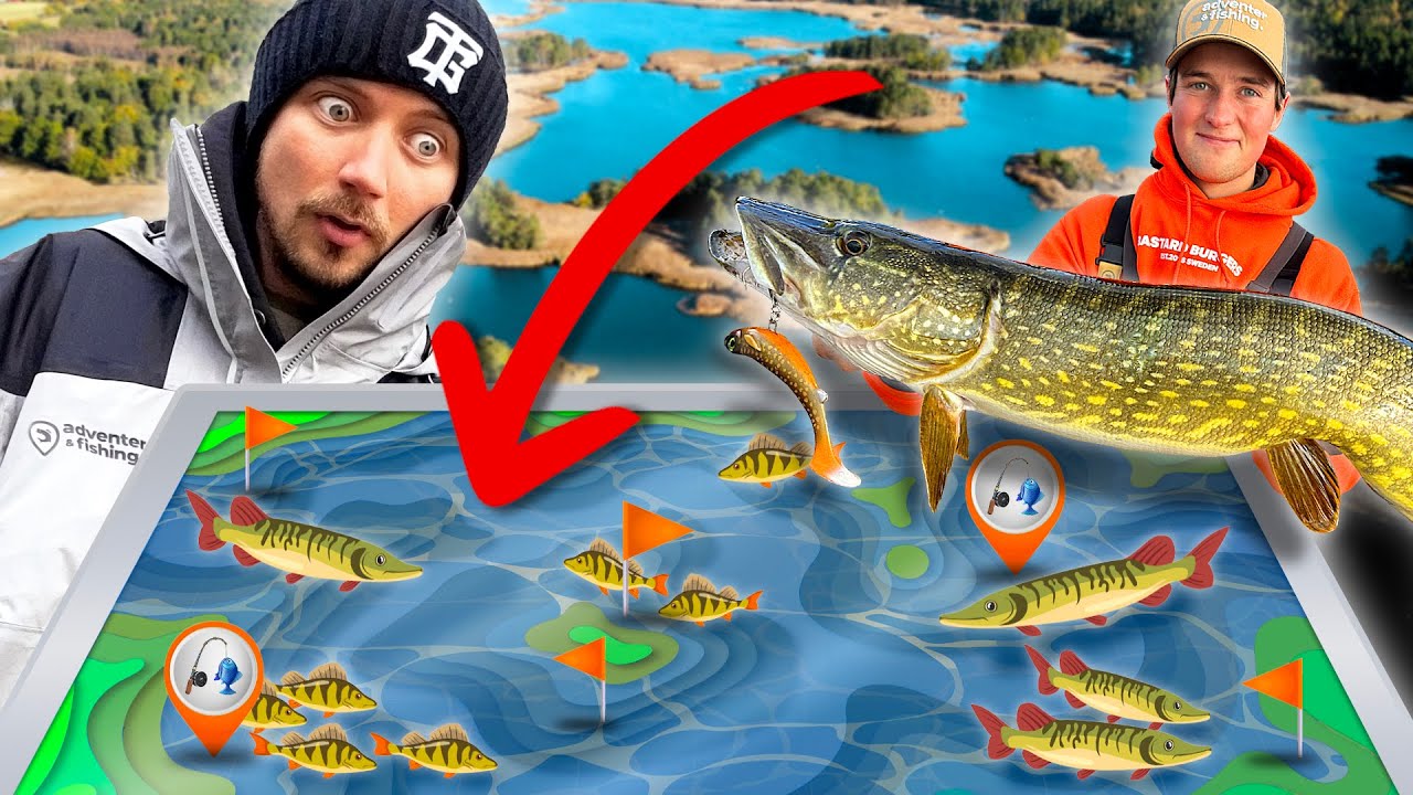 SHOWING HOW TO FISH PIKE WITH HARD- AND SOFT BAITS