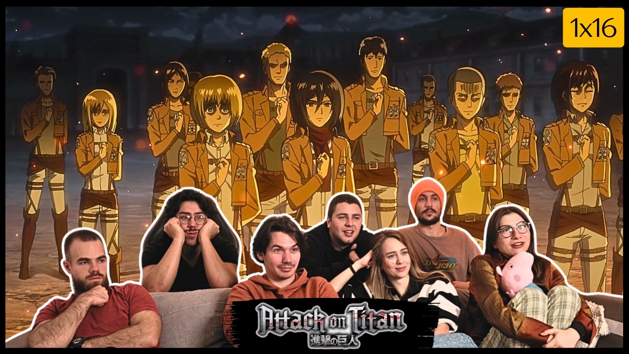 First Time Watching Attack on Titan 1x16 | Reaction/Review