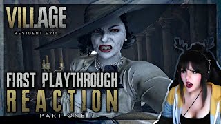 First Play Reactions Resident Evil Village Pt. 1 Beginning Lady Dimitrescu Boss Fight