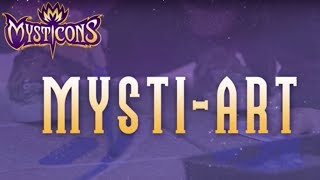 #Mysticons | Mysti-Art: 3D Sidewalk Art ft. The Chalk Chick | Kick-Butt & Cool screenshot 5