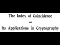 Utilizing the Index of Coincidence in Shift Cipher Cryptanalysis