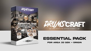 5 Essential Presets for Area 33 - Origin SDX | #DRUMSCRAFT Superior Drummer 3 Presets