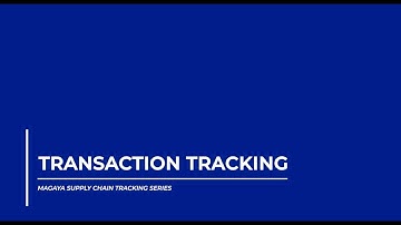 Transaction Tracking