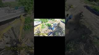 🏞️⚙️  Dredger HCC 400 – Clean your pond. Create your dream beach. #heavymachinery #dredger # beach