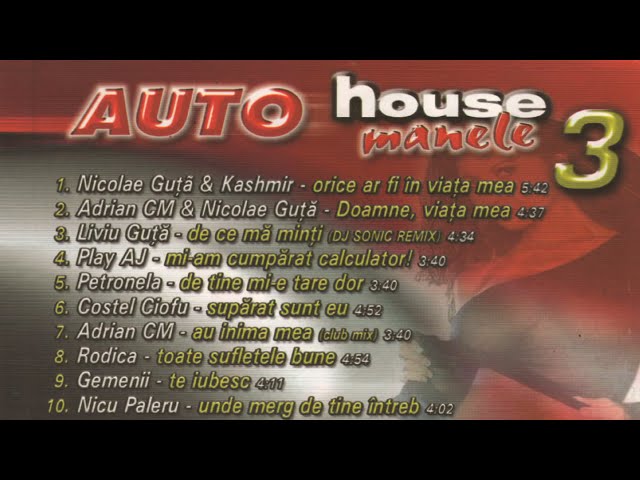 Auto House Manele Vol.3 - Colaj Mix Manele by Hobby Music class=