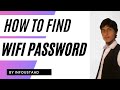 How to check wifi password in windows 10 computerlaptop  by infoustaad