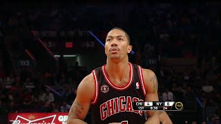 Derrick Rose Full Highlights 2011.04.12 at Knicks - 26 Pts, NASTY Dunks, LIGHTS UP MSG!!!