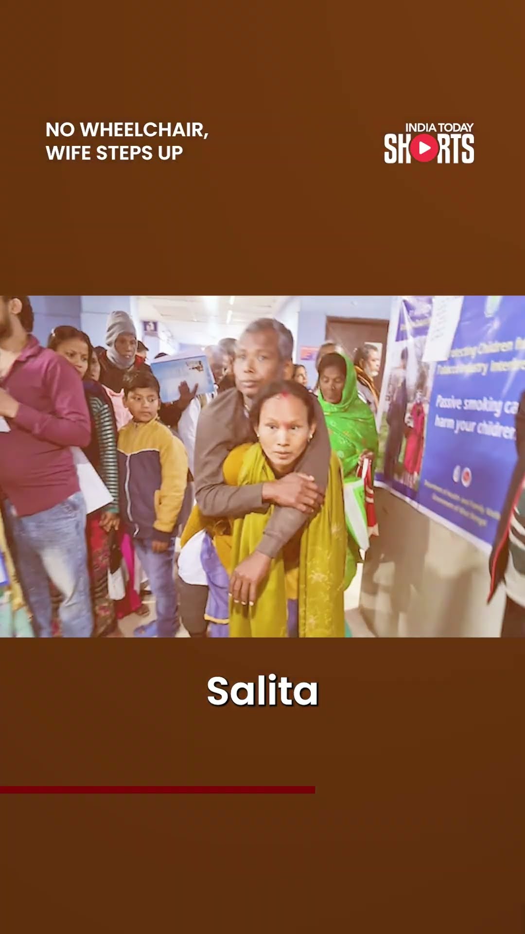 Bengal Woman Carries Husband After Hospital Fails to Provide Wheelchair