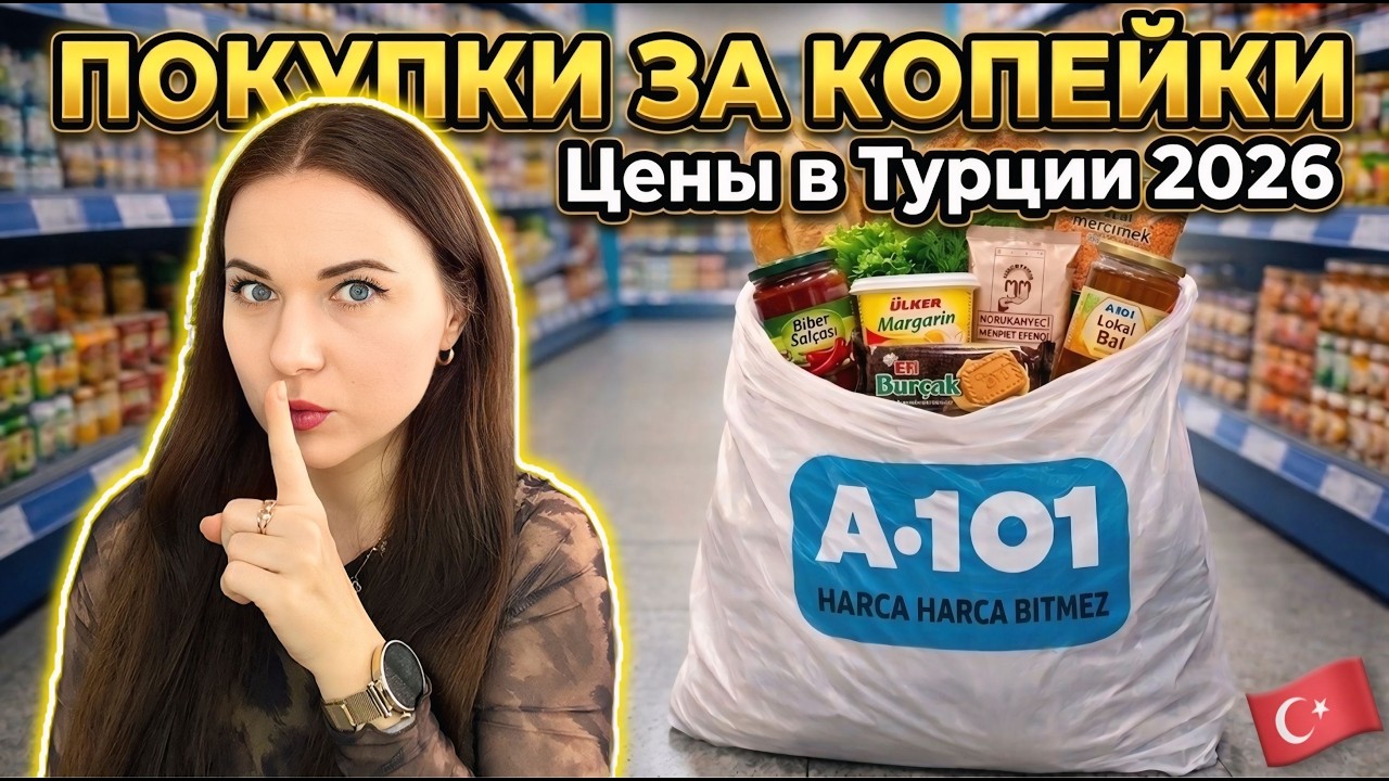 Самый дешевый супермаркет в Турции А101 / УСПЕЙ КУПИТЬ ДЕШЕВО в 2026! 