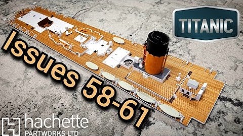BUILD THE LEGENDARY RMS #titanic By @hachettecollections6087 ISSUES 58-61 Done By Mr Fusion Designs