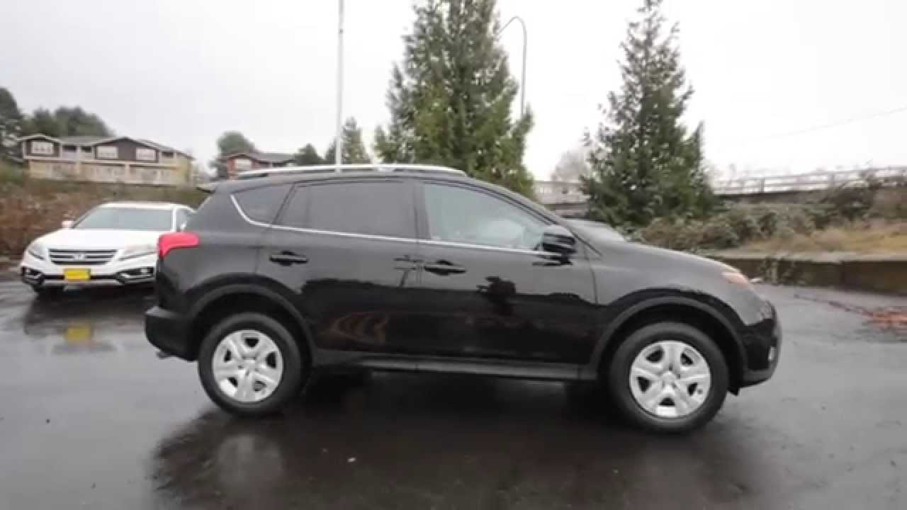 2014 Toyota Rav4 LE | Black | EW151034 | Seattle | Renton - YouTube