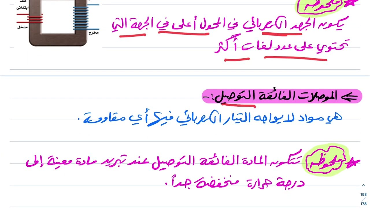 الكهرومغناطيسية ( الجزء الثاني ) علوم ثالث متوسط 1444