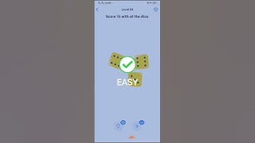 Easy Game level no  65  Score  15  with  all the  dice .