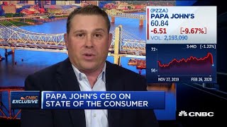 Celebrity Papa John's CEO Rob Lynch on earnings, coronavirus and founder John Schnatter Net Worth