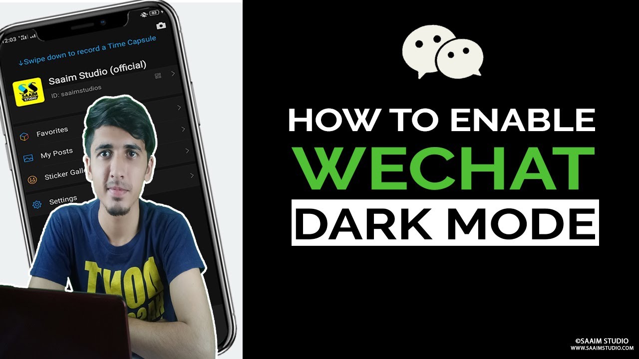 Wechat Dark Mode How To Enable Dark Mode On Wechat Account Youtube