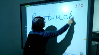 Riotouch 2 point touch interactive whiteboard under Win8 system