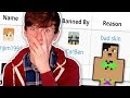 MINECRAFT FUNNY SERVER BANS *no faith in humanity edition* 12