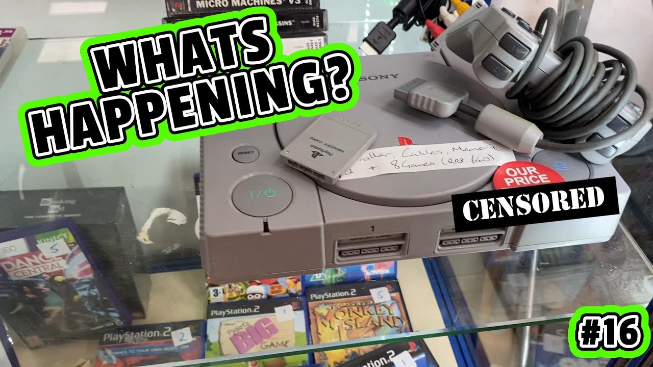 WHATS HAPPENING? CHARITY SHOPS AND RECYCLE CENTRES GETTING WISE - Retro & Game Hunting Episode 1