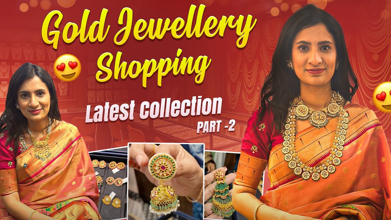 Gold Jewellery Shopping -2 | Trending Designs | Nakshi & Kundan Collection | Customised Jewellery