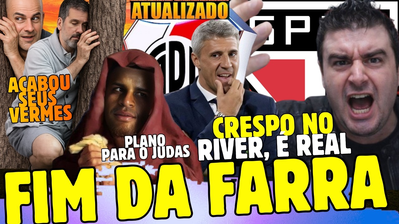 ACABOU!! É FIM DA FARRA NO SPFC l R.BUENO MANDOU BEM CONTRA ZUBER-LOVE l RIVER QUER O CRESPO l E+